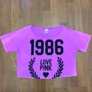 VS Pink Crop Top